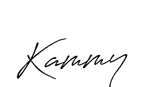 How to make Kammy name signature. Use Antro_Vectra_Bolder style for creating short signs online. This is the latest handwritten sign. Kammy signature style 7 images and pictures png