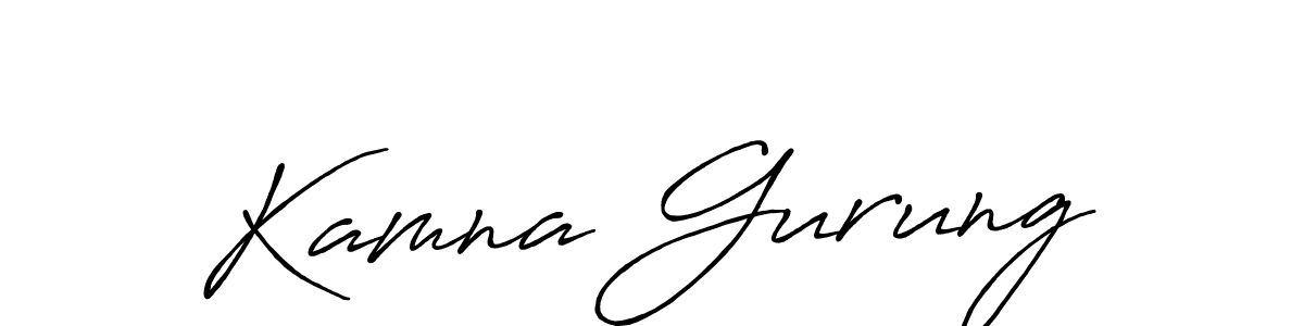 Once you've used our free online signature maker to create your best signature Antro_Vectra_Bolder style, it's time to enjoy all of the benefits that Kamna Gurung name signing documents. Kamna Gurung signature style 7 images and pictures png