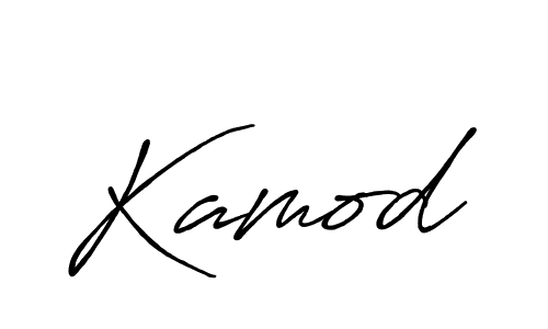 Use a signature maker to create a handwritten signature online. With this signature software, you can design (Antro_Vectra_Bolder) your own signature for name Kamod. Kamod signature style 7 images and pictures png