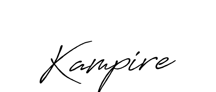 How to make Kampire name signature. Use Antro_Vectra_Bolder style for creating short signs online. This is the latest handwritten sign. Kampire signature style 7 images and pictures png