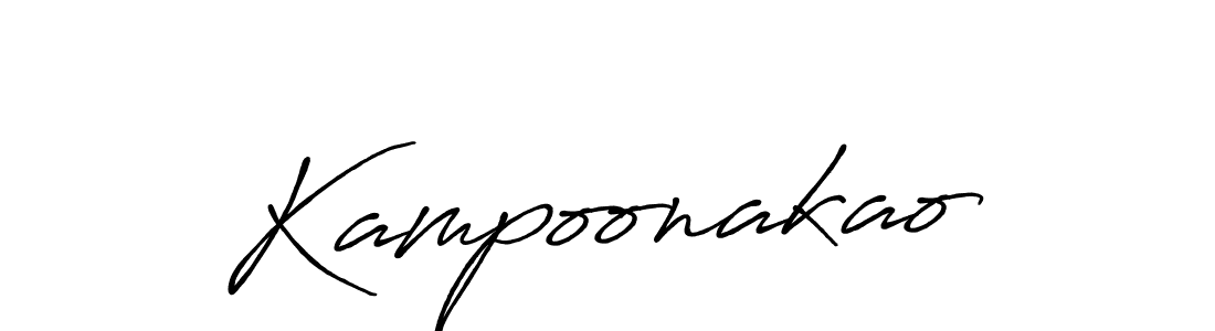 Once you've used our free online signature maker to create your best signature Antro_Vectra_Bolder style, it's time to enjoy all of the benefits that Kampoonakao name signing documents. Kampoonakao signature style 7 images and pictures png