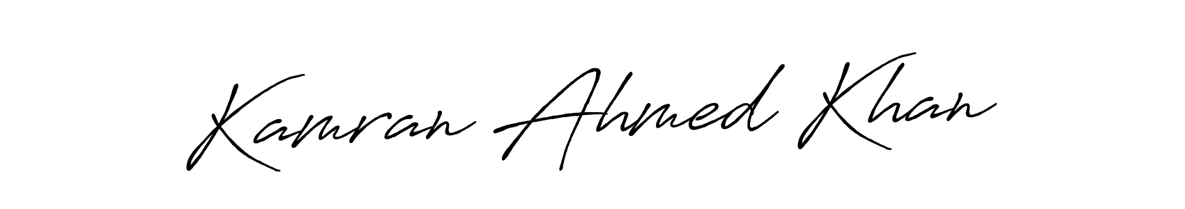 if you are searching for the best signature style for your name Kamran Ahmed Khan. so please give up your signature search. here we have designed multiple signature styles  using Antro_Vectra_Bolder. Kamran Ahmed Khan signature style 7 images and pictures png