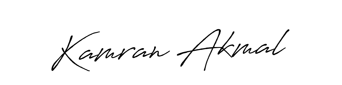 Also we have Kamran Akmal name is the best signature style. Create professional handwritten signature collection using Antro_Vectra_Bolder autograph style. Kamran Akmal signature style 7 images and pictures png