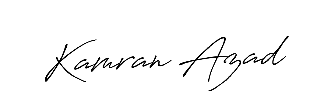 Make a beautiful signature design for name Kamran Azad. Use this online signature maker to create a handwritten signature for free. Kamran Azad signature style 7 images and pictures png