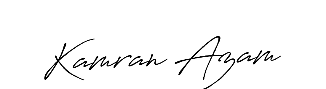 Make a beautiful signature design for name Kamran Azam. Use this online signature maker to create a handwritten signature for free. Kamran Azam signature style 7 images and pictures png