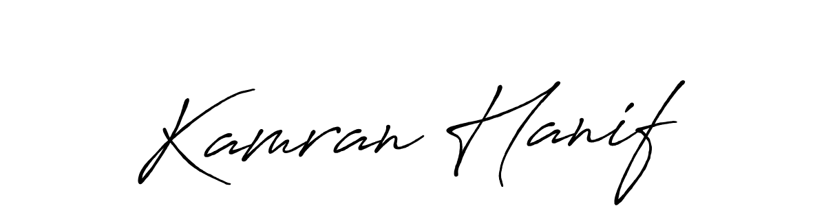 You should practise on your own different ways (Antro_Vectra_Bolder) to write your name (Kamran Hanif) in signature. don't let someone else do it for you. Kamran Hanif signature style 7 images and pictures png