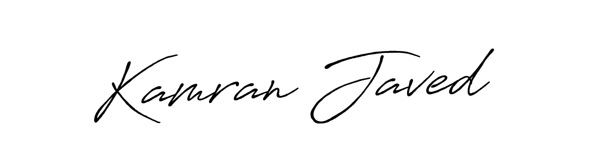 Also You can easily find your signature by using the search form. We will create Kamran Javed name handwritten signature images for you free of cost using Antro_Vectra_Bolder sign style. Kamran Javed signature style 7 images and pictures png