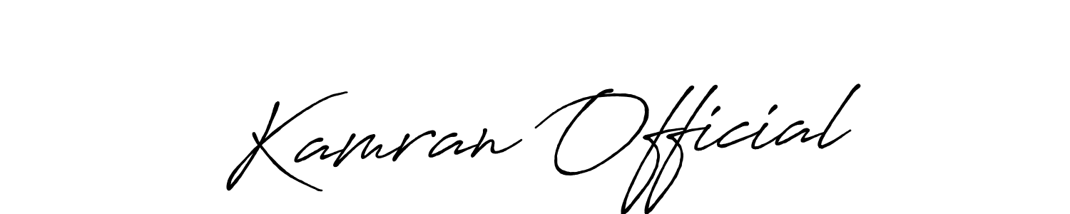 You can use this online signature creator to create a handwritten signature for the name Kamran Official. This is the best online autograph maker. Kamran Official signature style 7 images and pictures png