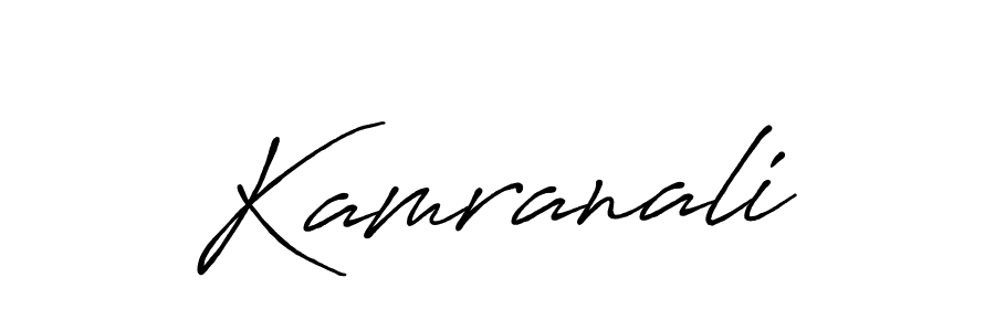 The best way (Antro_Vectra_Bolder) to make a short signature is to pick only two or three words in your name. The name Kamranali include a total of six letters. For converting this name. Kamranali signature style 7 images and pictures png