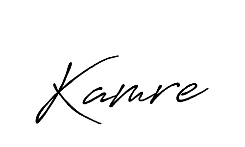 The best way (Antro_Vectra_Bolder) to make a short signature is to pick only two or three words in your name. The name Kamre include a total of six letters. For converting this name. Kamre signature style 7 images and pictures png