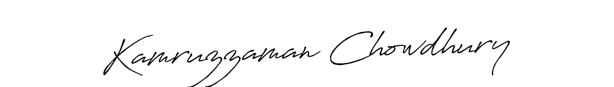 Make a beautiful signature design for name Kamruzzaman Chowdhury. Use this online signature maker to create a handwritten signature for free. Kamruzzaman Chowdhury signature style 7 images and pictures png