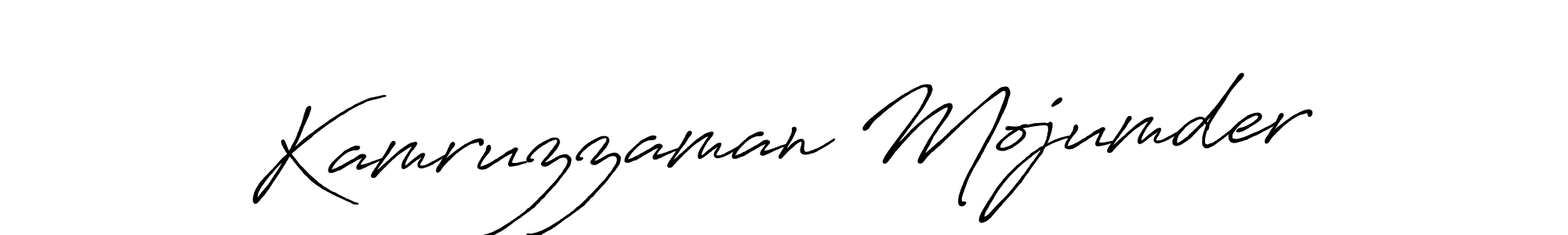 Kamruzzaman Mojumder stylish signature style. Best Handwritten Sign (Antro_Vectra_Bolder) for my name. Handwritten Signature Collection Ideas for my name Kamruzzaman Mojumder. Kamruzzaman Mojumder signature style 7 images and pictures png
