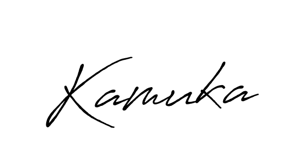 if you are searching for the best signature style for your name Kamuka. so please give up your signature search. here we have designed multiple signature styles  using Antro_Vectra_Bolder. Kamuka signature style 7 images and pictures png