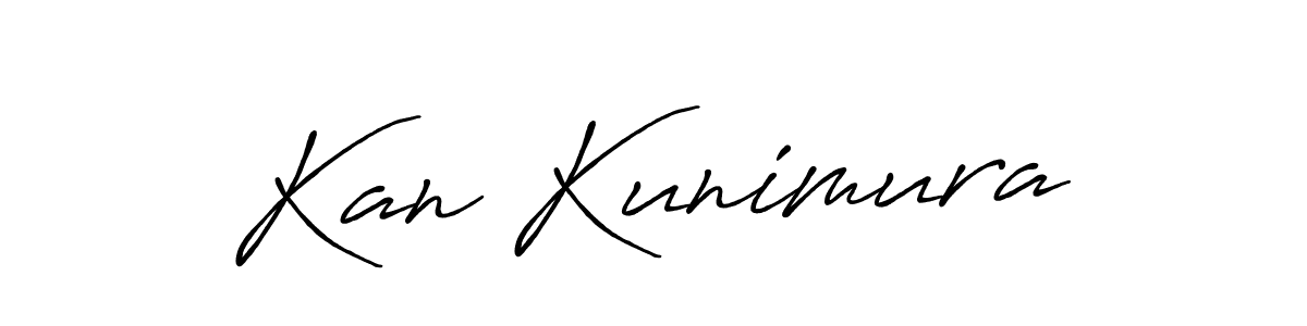 Make a beautiful signature design for name Kan Kunimura. With this signature (Antro_Vectra_Bolder) style, you can create a handwritten signature for free. Kan Kunimura signature style 7 images and pictures png
