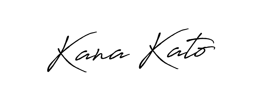 Use a signature maker to create a handwritten signature online. With this signature software, you can design (Antro_Vectra_Bolder) your own signature for name Kana Kato. Kana Kato signature style 7 images and pictures png