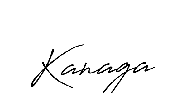 Create a beautiful signature design for name Kanaga. With this signature (Antro_Vectra_Bolder) fonts, you can make a handwritten signature for free. Kanaga signature style 7 images and pictures png