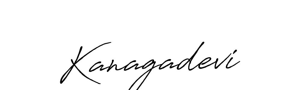 Also we have Kanagadevi name is the best signature style. Create professional handwritten signature collection using Antro_Vectra_Bolder autograph style. Kanagadevi signature style 7 images and pictures png