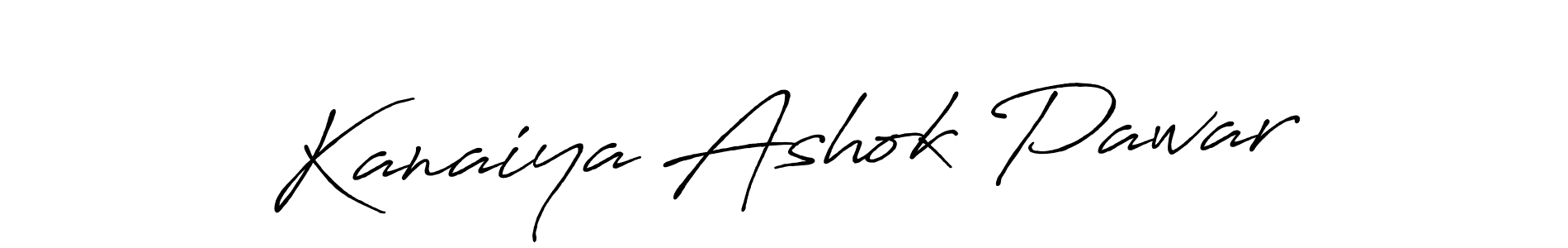 It looks lik you need a new signature style for name Kanaiya Ashok Pawar. Design unique handwritten (Antro_Vectra_Bolder) signature with our free signature maker in just a few clicks. Kanaiya Ashok Pawar signature style 7 images and pictures png