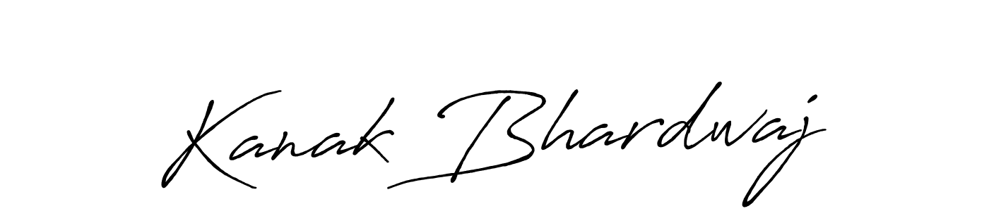 Use a signature maker to create a handwritten signature online. With this signature software, you can design (Antro_Vectra_Bolder) your own signature for name Kanak Bhardwaj. Kanak Bhardwaj signature style 7 images and pictures png