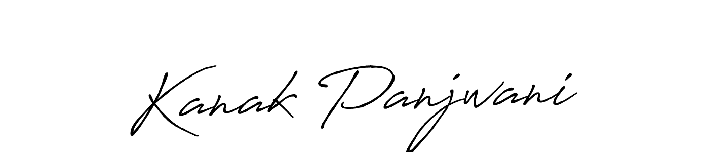 The best way (Antro_Vectra_Bolder) to make a short signature is to pick only two or three words in your name. The name Kanak Panjwani include a total of six letters. For converting this name. Kanak Panjwani signature style 7 images and pictures png