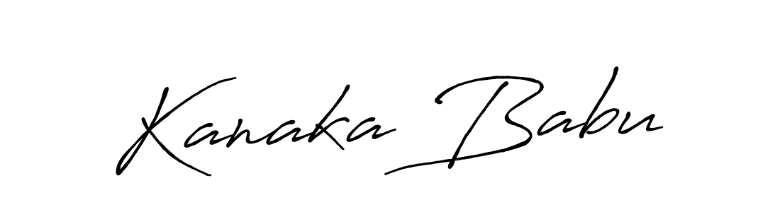 It looks lik you need a new signature style for name Kanaka Babu. Design unique handwritten (Antro_Vectra_Bolder) signature with our free signature maker in just a few clicks. Kanaka Babu signature style 7 images and pictures png