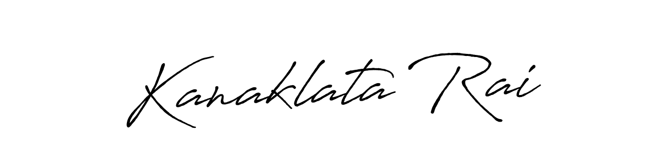 Use a signature maker to create a handwritten signature online. With this signature software, you can design (Antro_Vectra_Bolder) your own signature for name Kanaklata Rai. Kanaklata Rai signature style 7 images and pictures png
