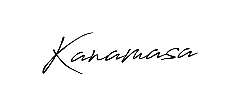 Design your own signature with our free online signature maker. With this signature software, you can create a handwritten (Antro_Vectra_Bolder) signature for name Kanamasa. Kanamasa signature style 7 images and pictures png