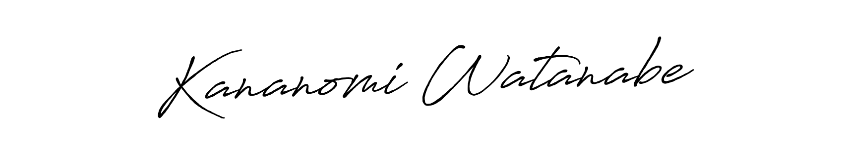 Make a short Kananomi Watanabe signature style. Manage your documents anywhere anytime using Antro_Vectra_Bolder. Create and add eSignatures, submit forms, share and send files easily. Kananomi Watanabe signature style 7 images and pictures png