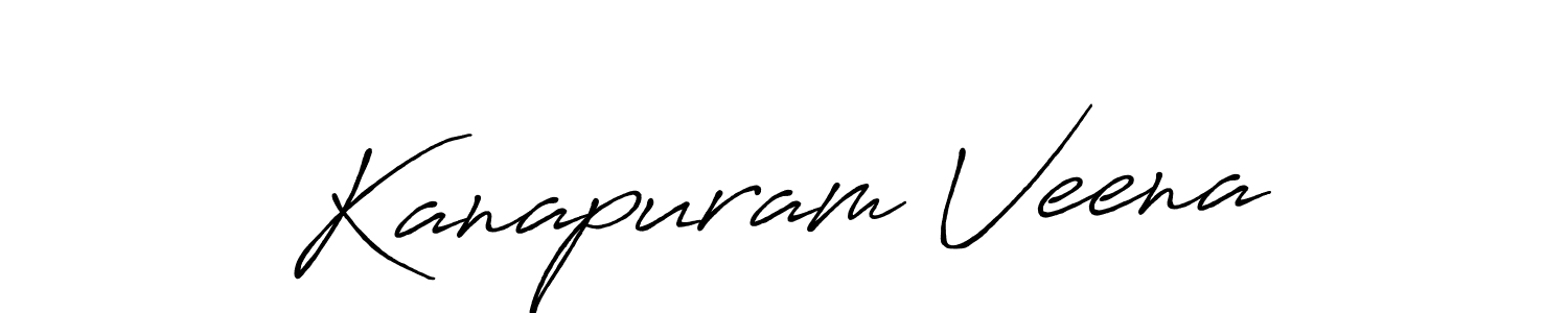 Make a beautiful signature design for name Kanapuram Veena. Use this online signature maker to create a handwritten signature for free. Kanapuram Veena signature style 7 images and pictures png