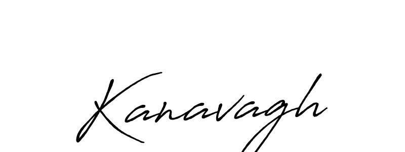 How to make Kanavagh name signature. Use Antro_Vectra_Bolder style for creating short signs online. This is the latest handwritten sign. Kanavagh signature style 7 images and pictures png
