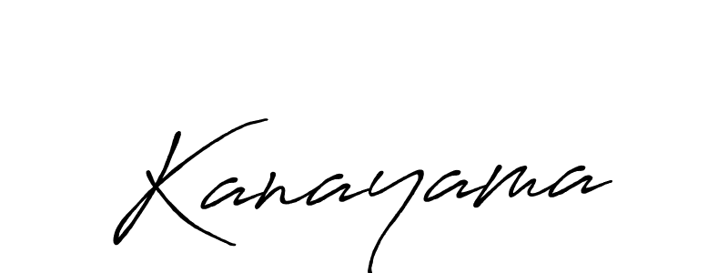 Use a signature maker to create a handwritten signature online. With this signature software, you can design (Antro_Vectra_Bolder) your own signature for name Kanayama. Kanayama signature style 7 images and pictures png
