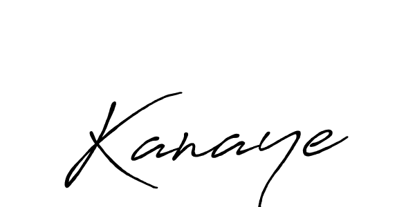 Design your own signature with our free online signature maker. With this signature software, you can create a handwritten (Antro_Vectra_Bolder) signature for name Kanaye. Kanaye signature style 7 images and pictures png