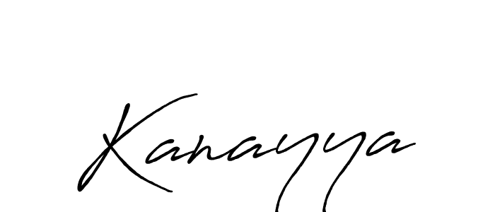 Also we have Kanayya name is the best signature style. Create professional handwritten signature collection using Antro_Vectra_Bolder autograph style. Kanayya signature style 7 images and pictures png