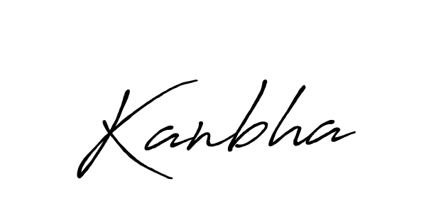 Design your own signature with our free online signature maker. With this signature software, you can create a handwritten (Antro_Vectra_Bolder) signature for name Kanbha. Kanbha signature style 7 images and pictures png