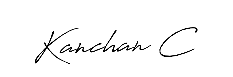 This is the best signature style for the Kanchan C name. Also you like these signature font (Antro_Vectra_Bolder). Mix name signature. Kanchan C signature style 7 images and pictures png