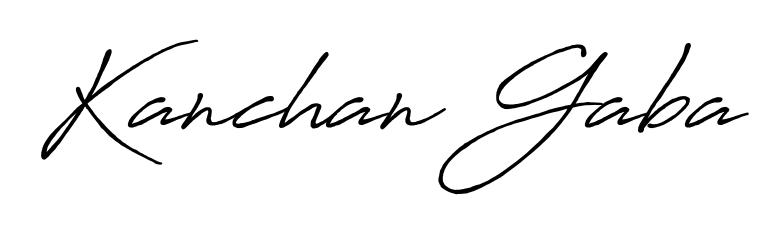 Explore multiple handwriting variations for Kanchan Gaba including this stunning Antro_Vectra_Bolder design. Free to use across all platforms. Kanchan Gaba signature style 7 images and pictures png