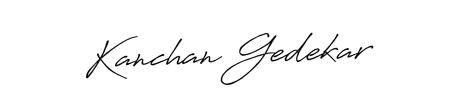 if you are searching for the best signature style for your name Kanchan Gedekar. so please give up your signature search. here we have designed multiple signature styles  using Antro_Vectra_Bolder. Kanchan Gedekar signature style 7 images and pictures png