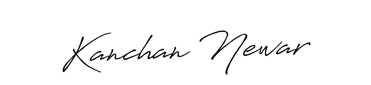 Also we have Kanchan Newar name is the best signature style. Create professional handwritten signature collection using Antro_Vectra_Bolder autograph style. Kanchan Newar signature style 7 images and pictures png
