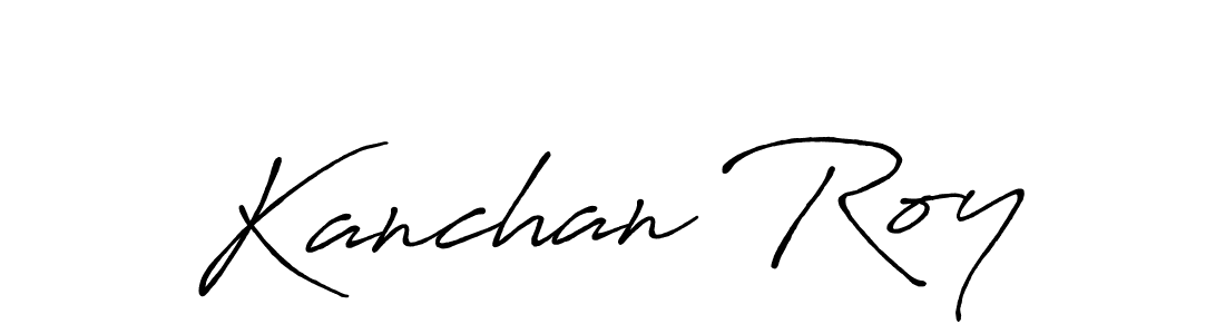 Similarly Antro_Vectra_Bolder is the best handwritten signature design. Signature creator online .You can use it as an online autograph creator for name Kanchan Roy. Kanchan Roy signature style 7 images and pictures png