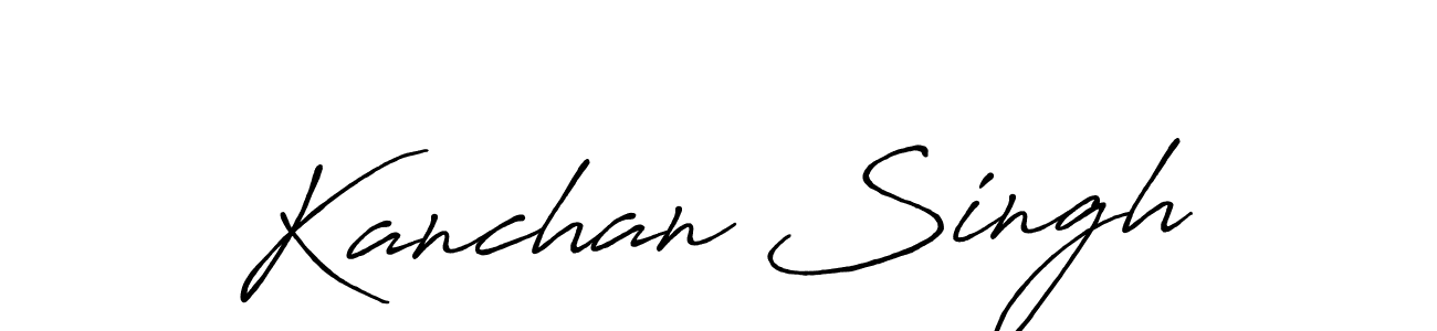 if you are searching for the best signature style for your name Kanchan Singh. so please give up your signature search. here we have designed multiple signature styles  using Antro_Vectra_Bolder. Kanchan Singh signature style 7 images and pictures png