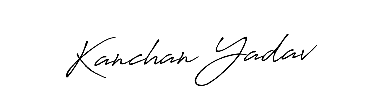 How to Draw Kanchan Yadav signature style? Antro_Vectra_Bolder is a latest design signature styles for name Kanchan Yadav. Kanchan Yadav signature style 7 images and pictures png