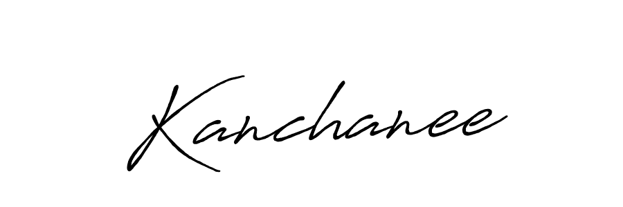 How to make Kanchanee signature? Antro_Vectra_Bolder is a professional autograph style. Create handwritten signature for Kanchanee name. Kanchanee signature style 7 images and pictures png
