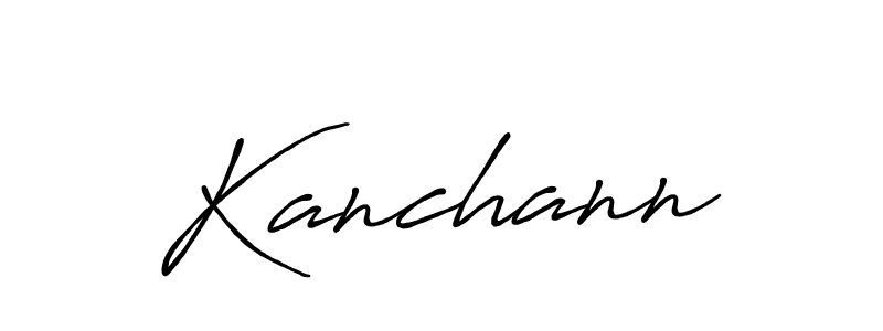 Design your own signature with our free online signature maker. With this signature software, you can create a handwritten (Antro_Vectra_Bolder) signature for name Kanchann. Kanchann signature style 7 images and pictures png