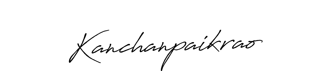 Similarly Antro_Vectra_Bolder is the best handwritten signature design. Signature creator online .You can use it as an online autograph creator for name Kanchanpaikrao. Kanchanpaikrao signature style 7 images and pictures png