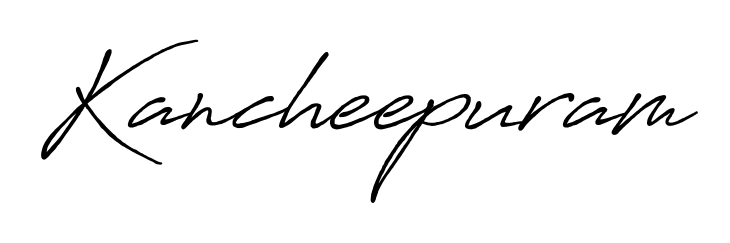 A dynamic signature style for Kancheepuram using Antro_Vectra_Bolder script. Designed to look authentic, handwritten, and professional. Kancheepuram signature style 7 images and pictures png
