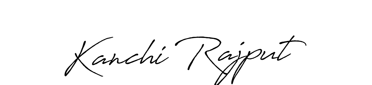 The best way (Antro_Vectra_Bolder) to make a short signature is to pick only two or three words in your name. The name Kanchi Rajput include a total of six letters. For converting this name. Kanchi Rajput signature style 7 images and pictures png