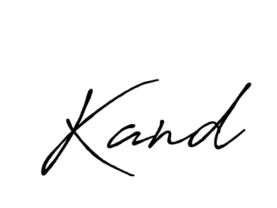 Antro_Vectra_Bolder is a professional signature style that is perfect for those who want to add a touch of class to their signature. It is also a great choice for those who want to make their signature more unique. Get Kand name to fancy signature for free. Kand signature style 7 images and pictures png