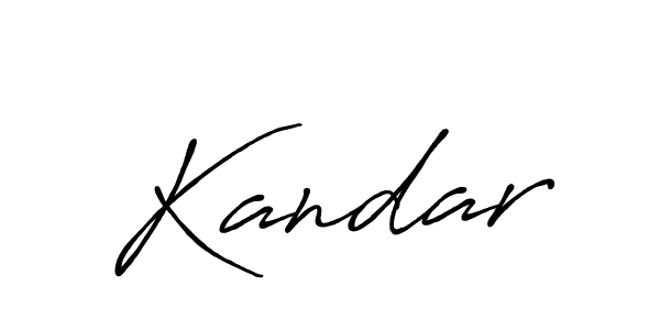 Also we have Kandar name is the best signature style. Create professional handwritten signature collection using Antro_Vectra_Bolder autograph style. Kandar signature style 7 images and pictures png