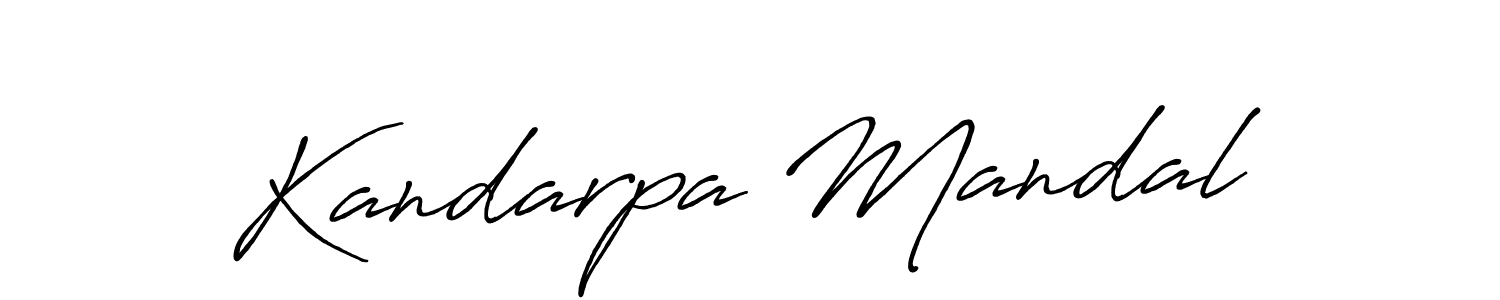 Also we have Kandarpa Mandal name is the best signature style. Create professional handwritten signature collection using Antro_Vectra_Bolder autograph style. Kandarpa Mandal signature style 7 images and pictures png