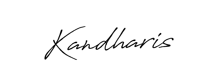 The best way (Antro_Vectra_Bolder) to make a short signature is to pick only two or three words in your name. The name Kandharis include a total of six letters. For converting this name. Kandharis signature style 7 images and pictures png